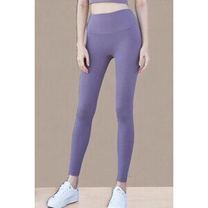 The Free Yoga stretchy moisture wicking purple athletic pants new Medium